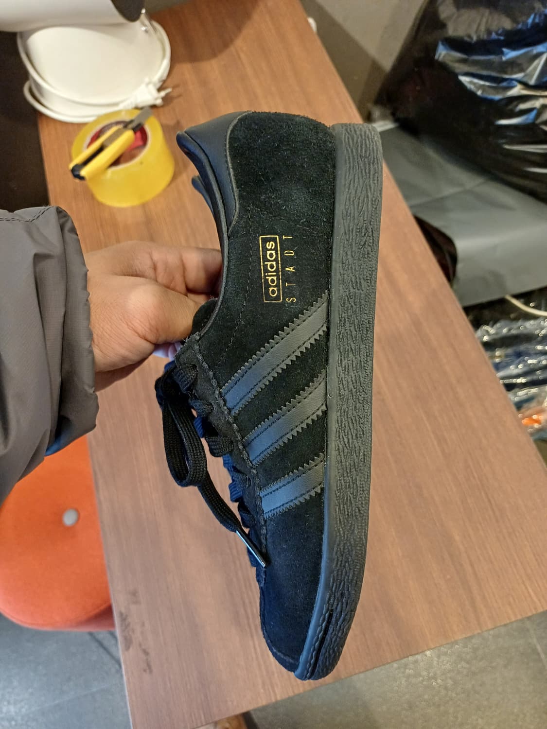 아디다스 오리지널 여성 슈타트 코어 블랙 카본 235사이즈 상품이미지2