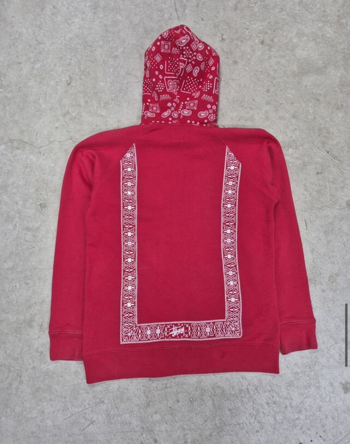 스투시 페이즐리 패턴 후드 상품이미지7