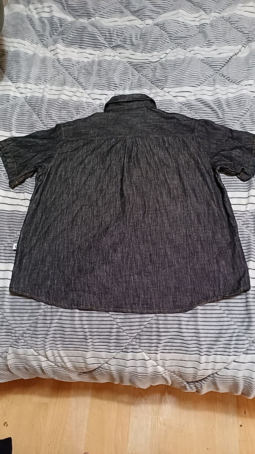 어반드레스 오버핏 반팔데님남방 가슴69 기장77 상품이미지3