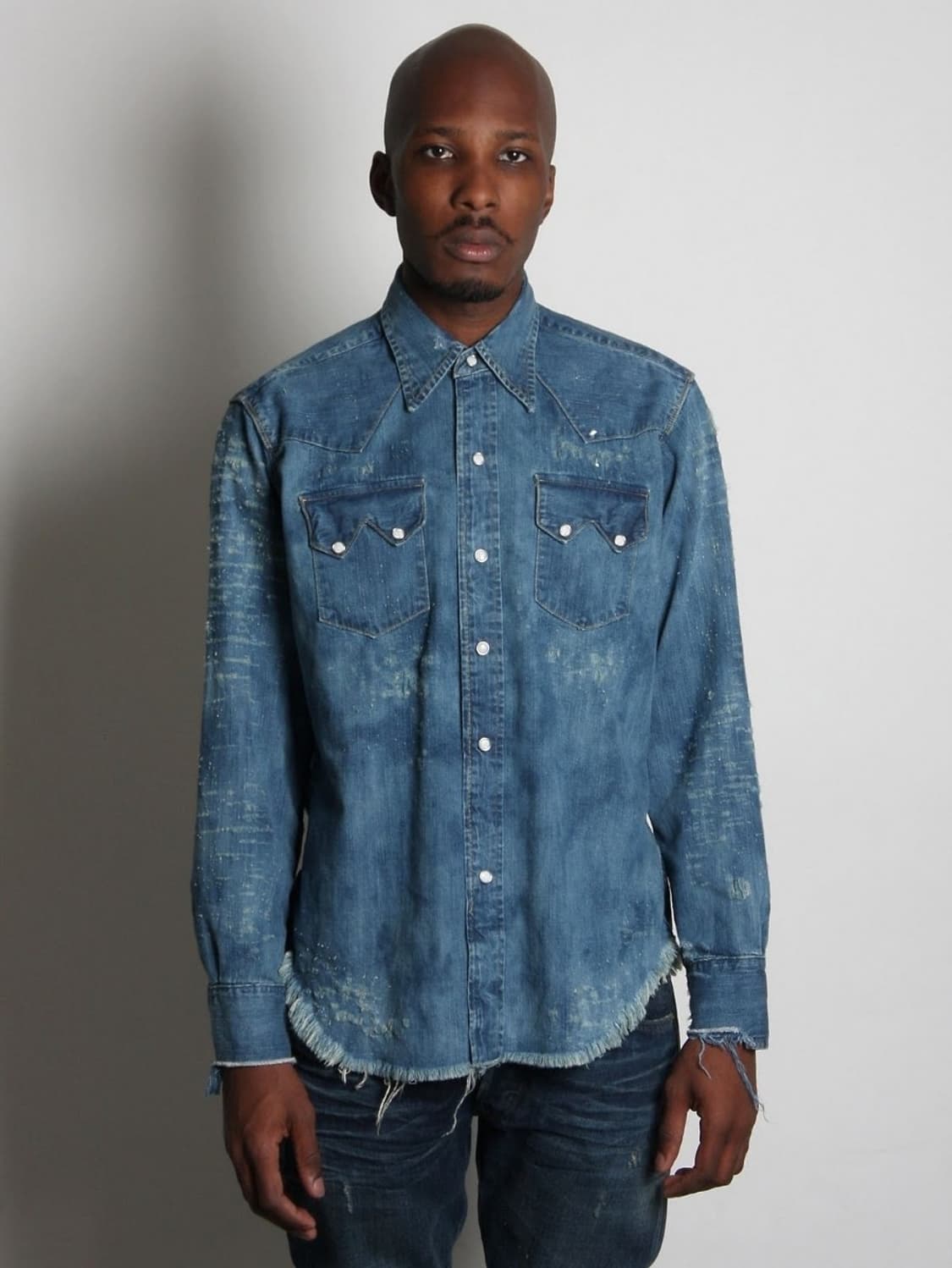 리바이스 LVC 1955 쏘우투스 데님 셔츠 S 상품이미지6