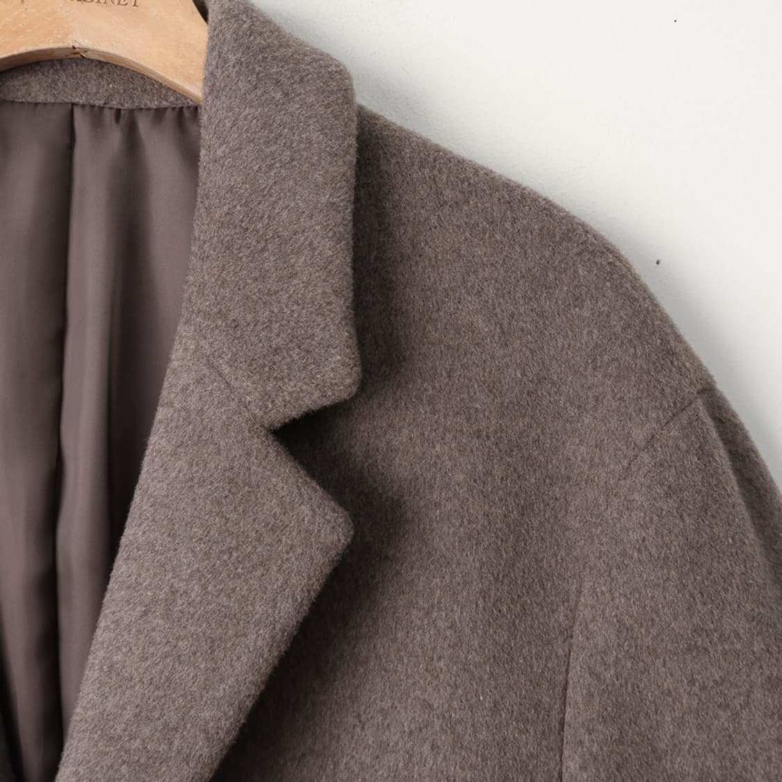 100/무신사스탠다드 캐시미어 블렌드 오버사이즈 싱글코트 상품이미지3