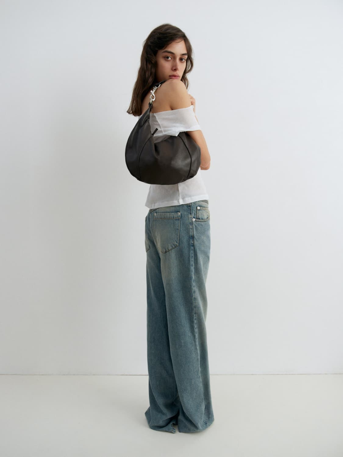 기마구아스 Mini Paula 미니 파울라 백/브라운 상품이미지3