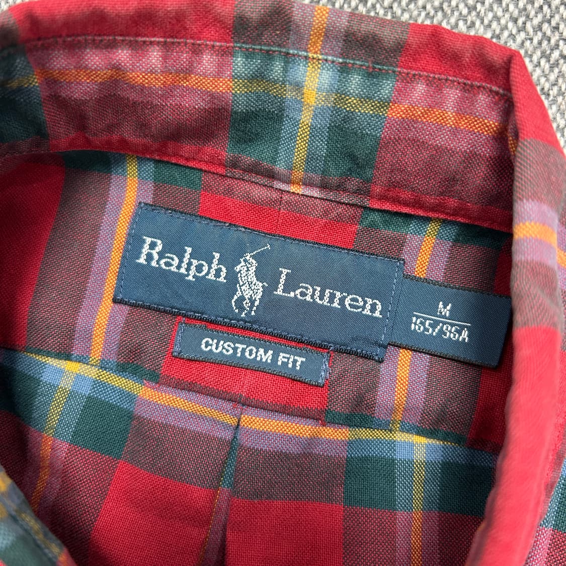 폴로 크리스마스 체크셔츠(M) 상품이미지2