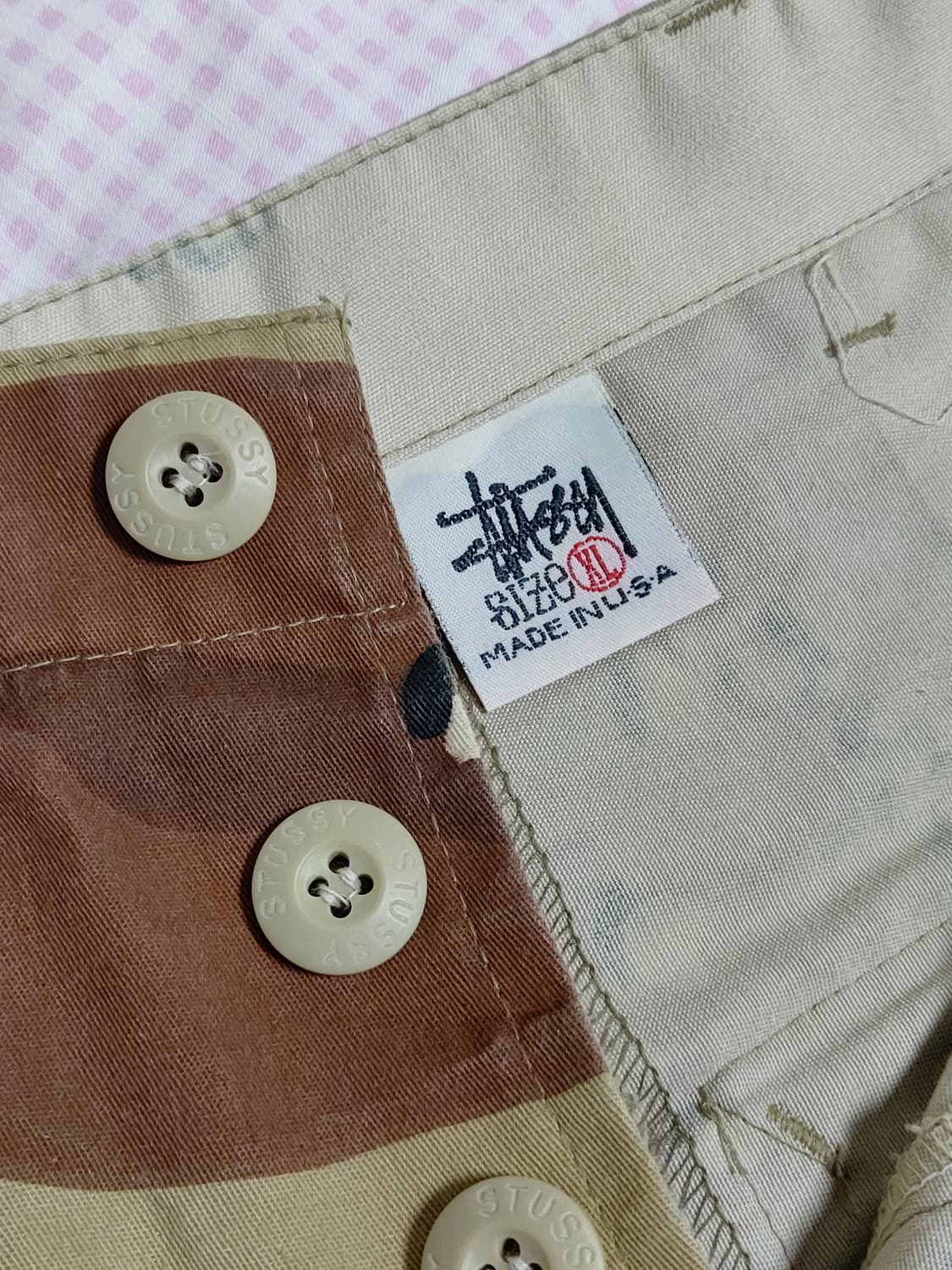 올드 스투시 데저트 카모(초코칩) 카고 반바지 상품이미지5