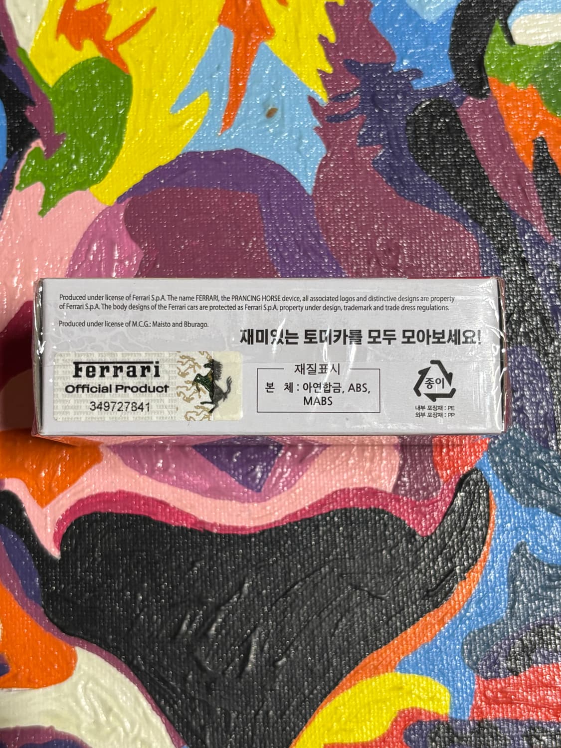 미개봉) 페라리 데이토나 sp3 다이캐스트 토미카 인테리어 소품 상품이미지5