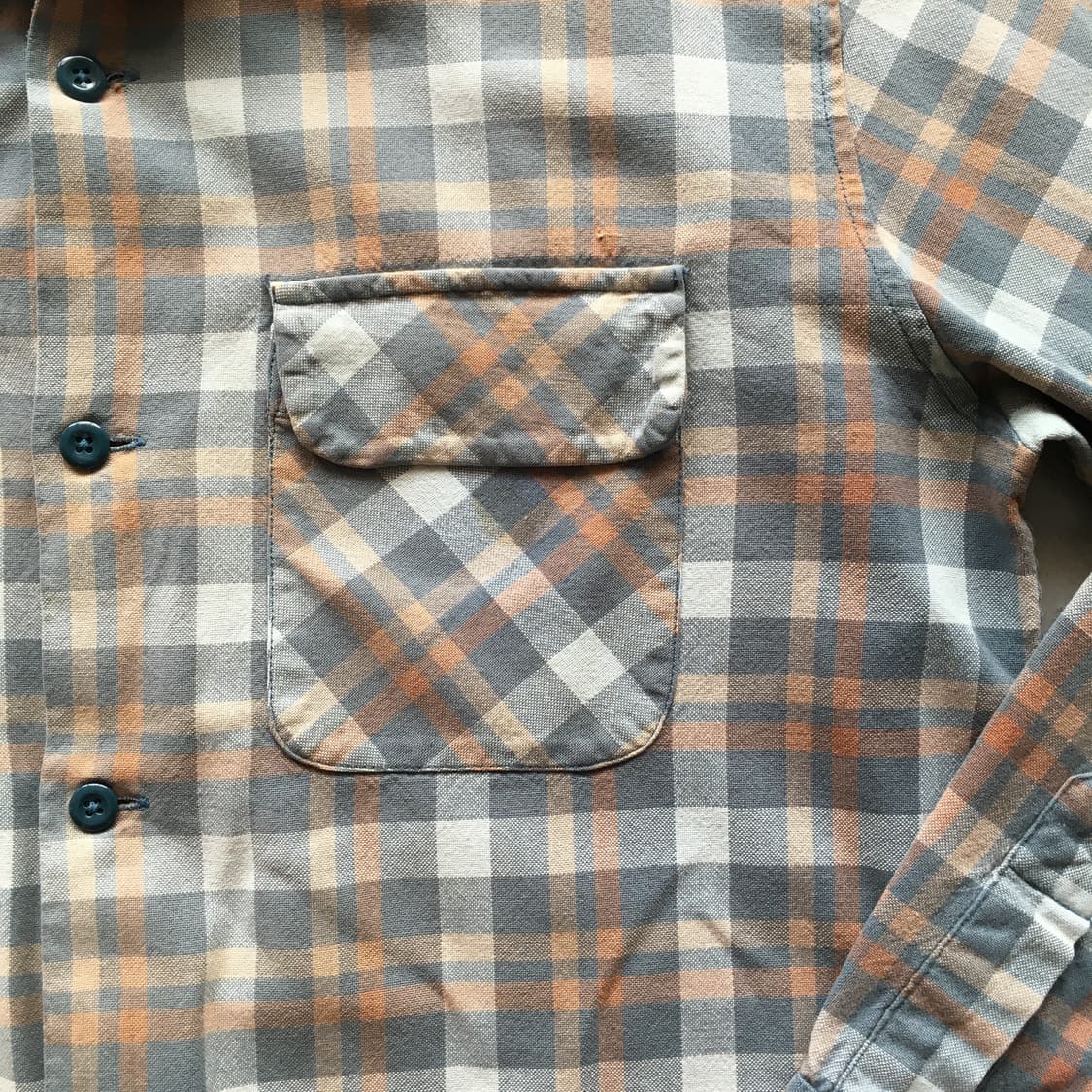 2000’s  Stussy Open Collar Check Shirt 상품이미지3