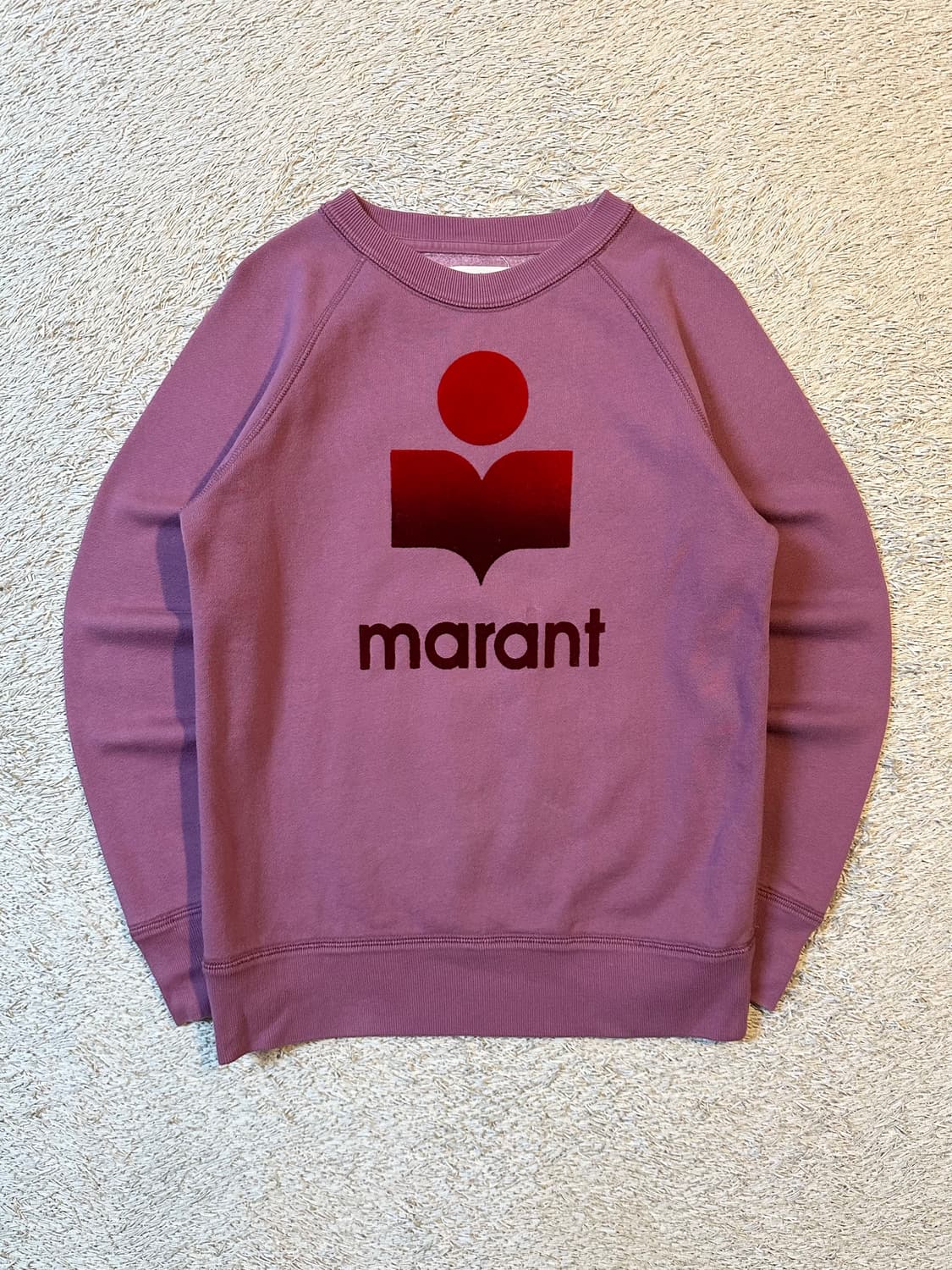 이자벨마랑 MILLY 밀리 플리스 기모 맨투맨 핑크 상품이미지1