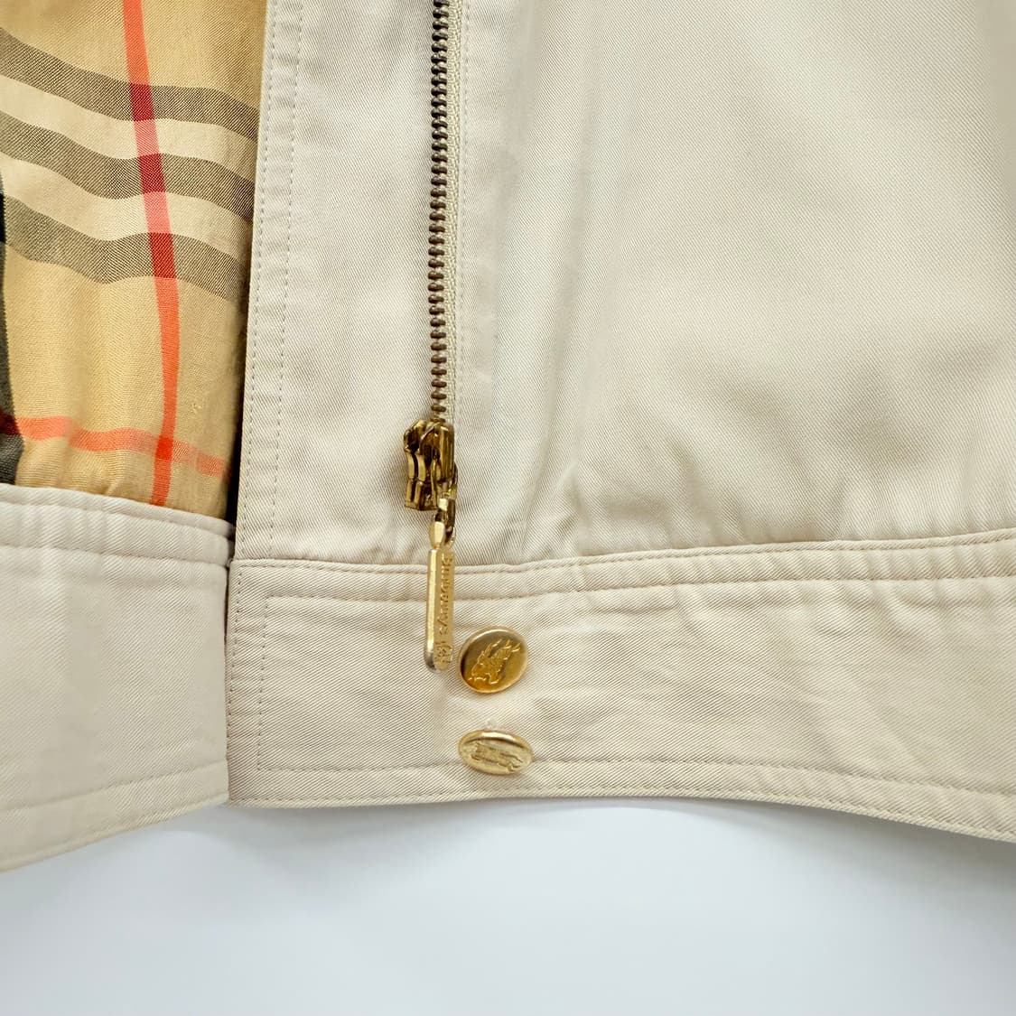 버버리 금장블루종점퍼 상품이미지6