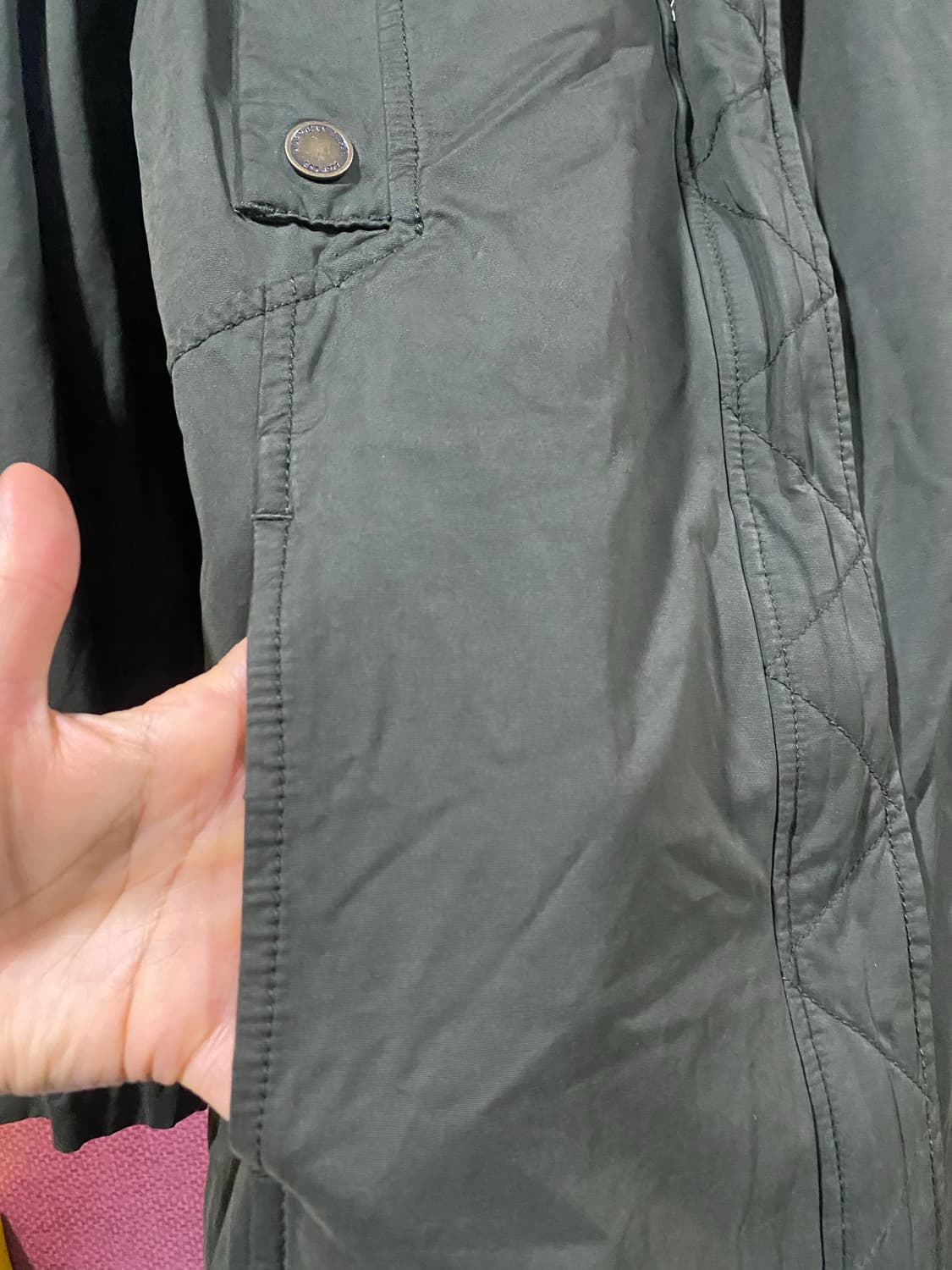 아메리칸 이글 카키 후드 야상 M 상품이미지6