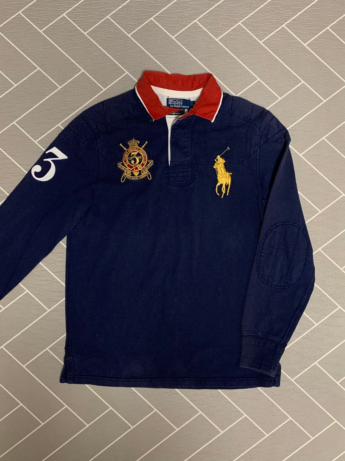 폴로 빅포니 긴팔 네이비 상품이미지1