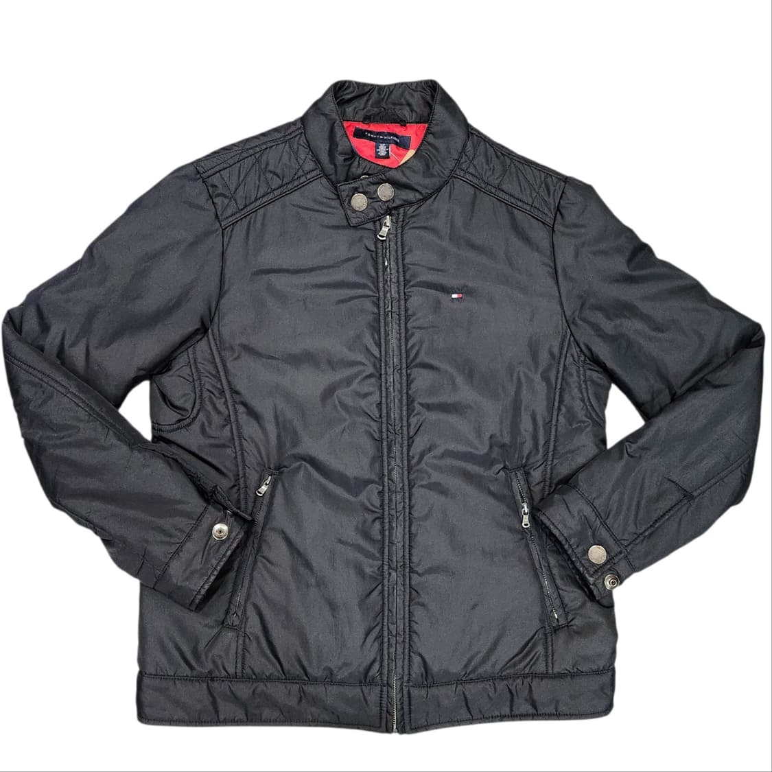 타미힐피거 블랙 퀼팅 패딩 자켓 S 아메카지 상품이미지1