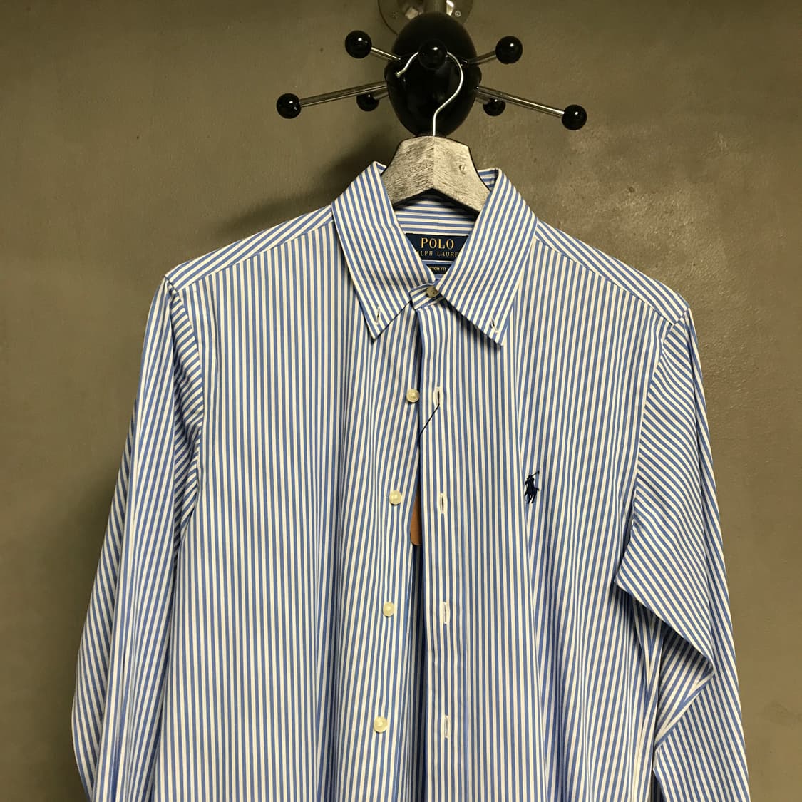 폴로 랄프로렌 스트라이프 셔츠 블루 XS 상품이미지2