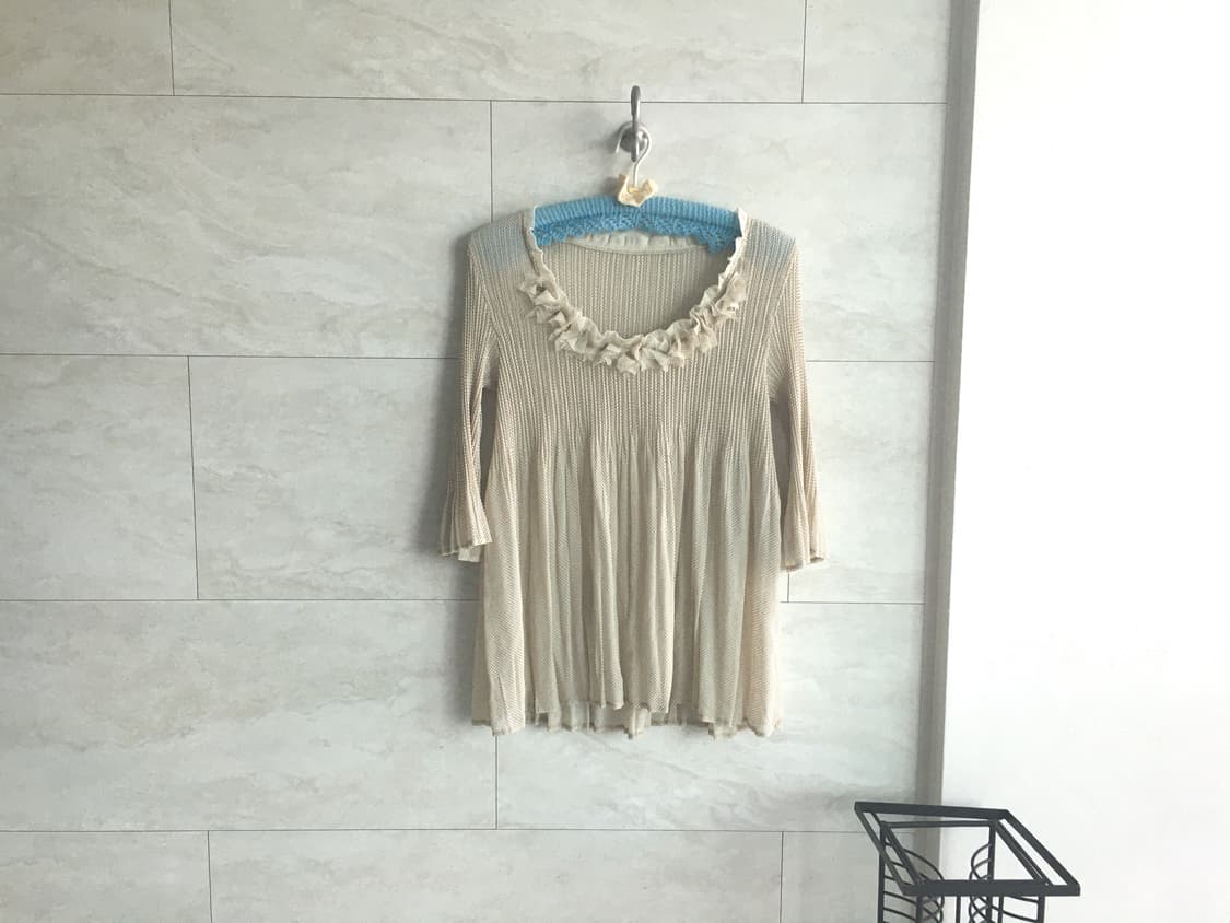 vintage pleated top 상품이미지1