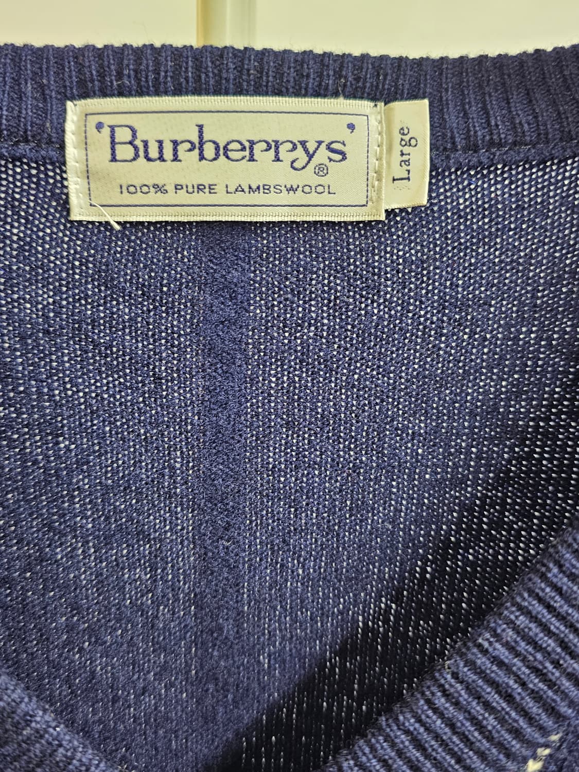 버버리 빈티지 램스울니트 large 상품이미지2