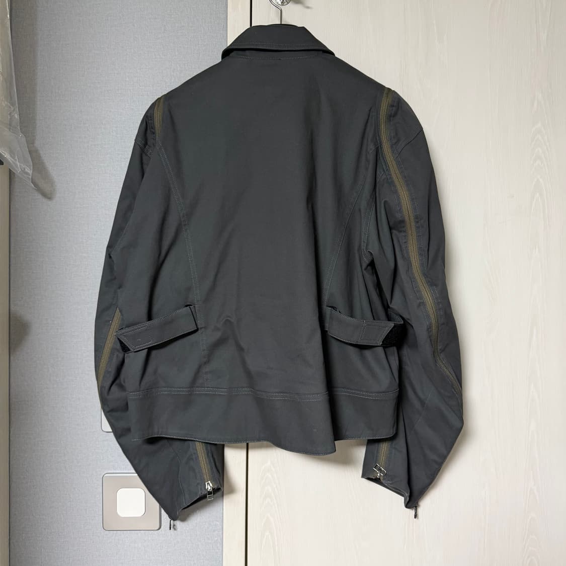 (L) 키코 코스타디노브 x Fox Lab 폭스랩 모토 자켓 차콜 상품이미지2