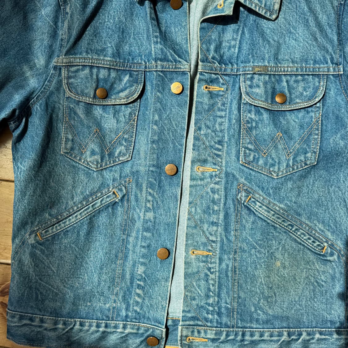Wrangler 124MJ 데님 트러커 자켓 상품이미지5