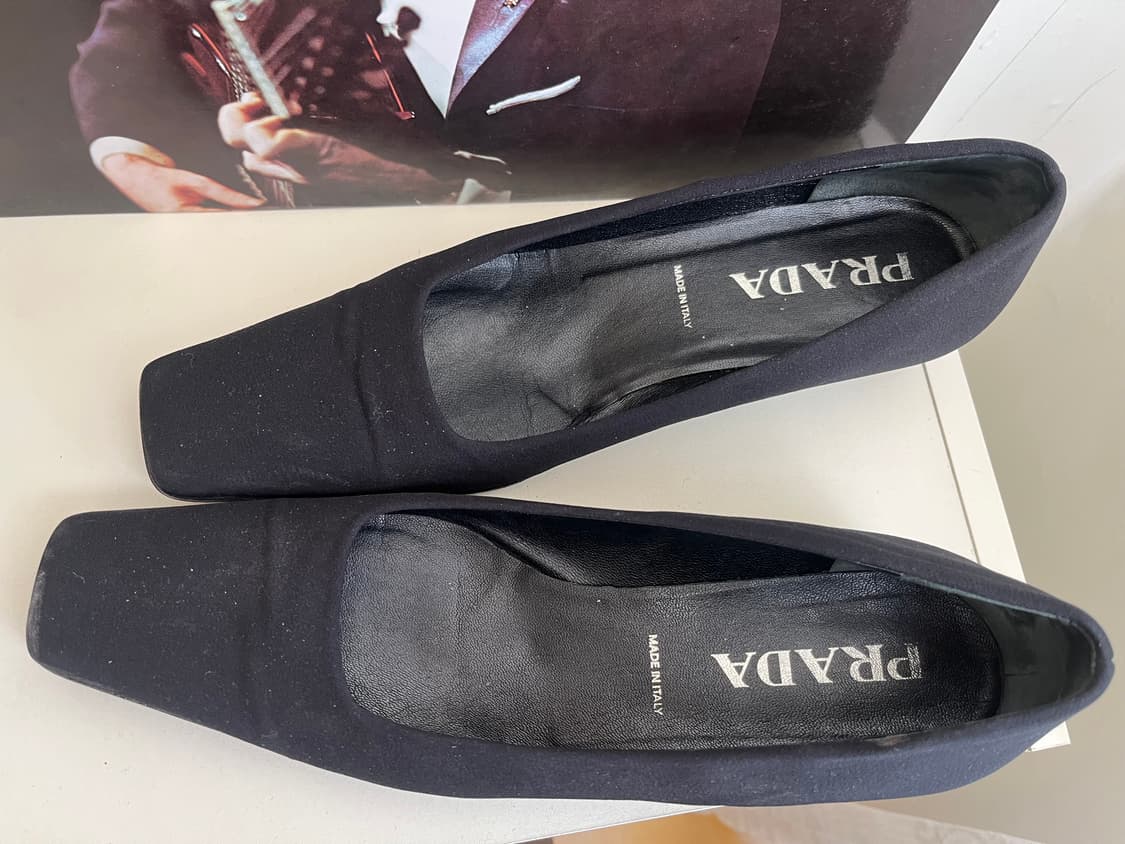 프라다 나일론 스퀘어 슈즈 38 상품이미지4