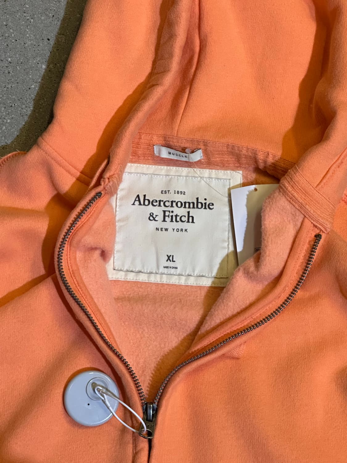 아베크롬비 살몬오렌지 후드집업 상품이미지5
