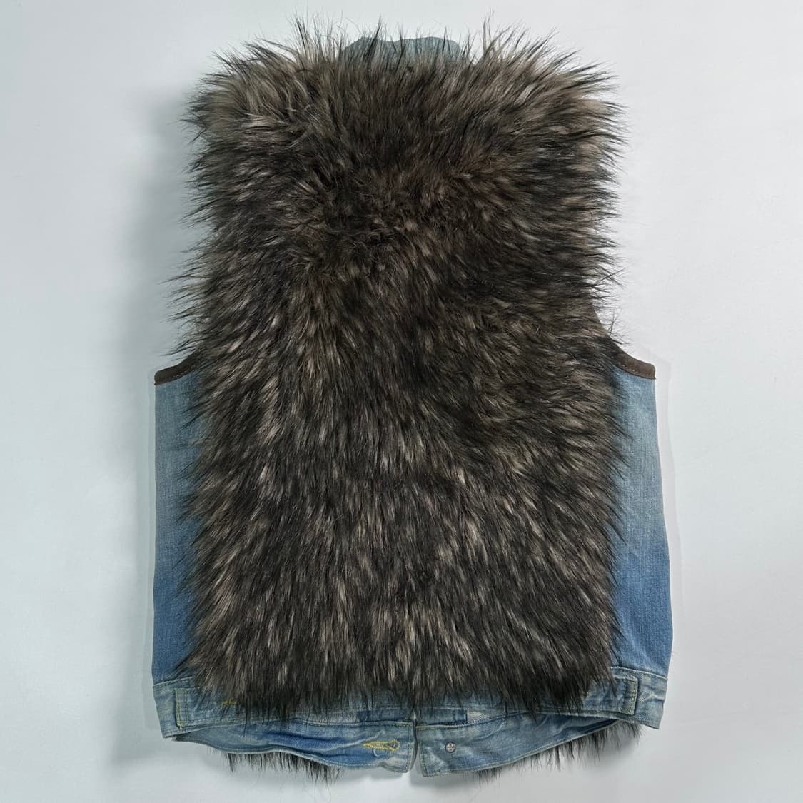 폴로 D&S 데님 퍼 베스트 상품이미지4