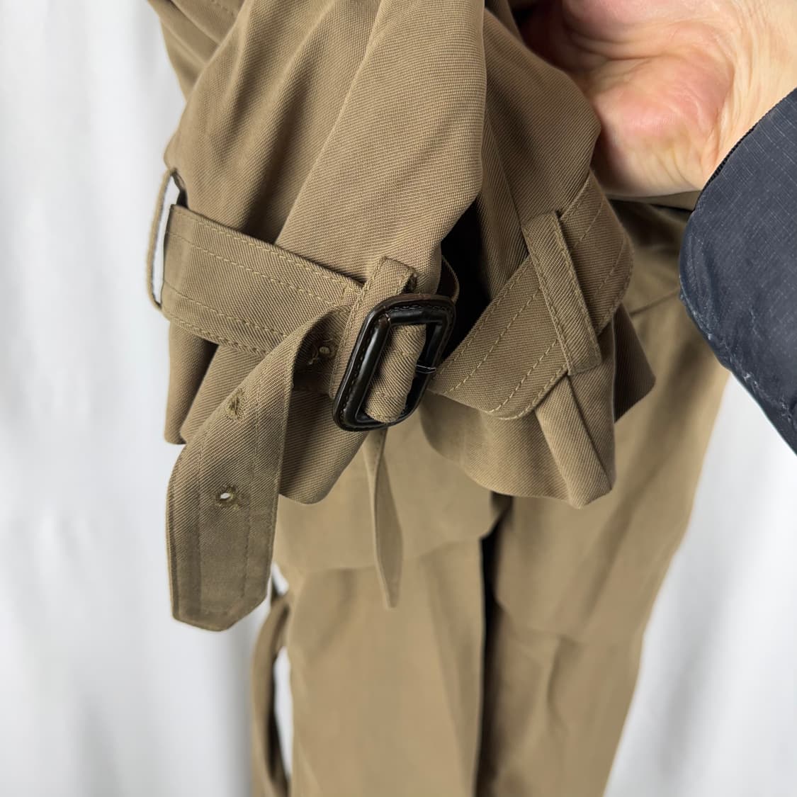 160) 톰보이 트렌치 롱 코트 베이지 상품이미지4