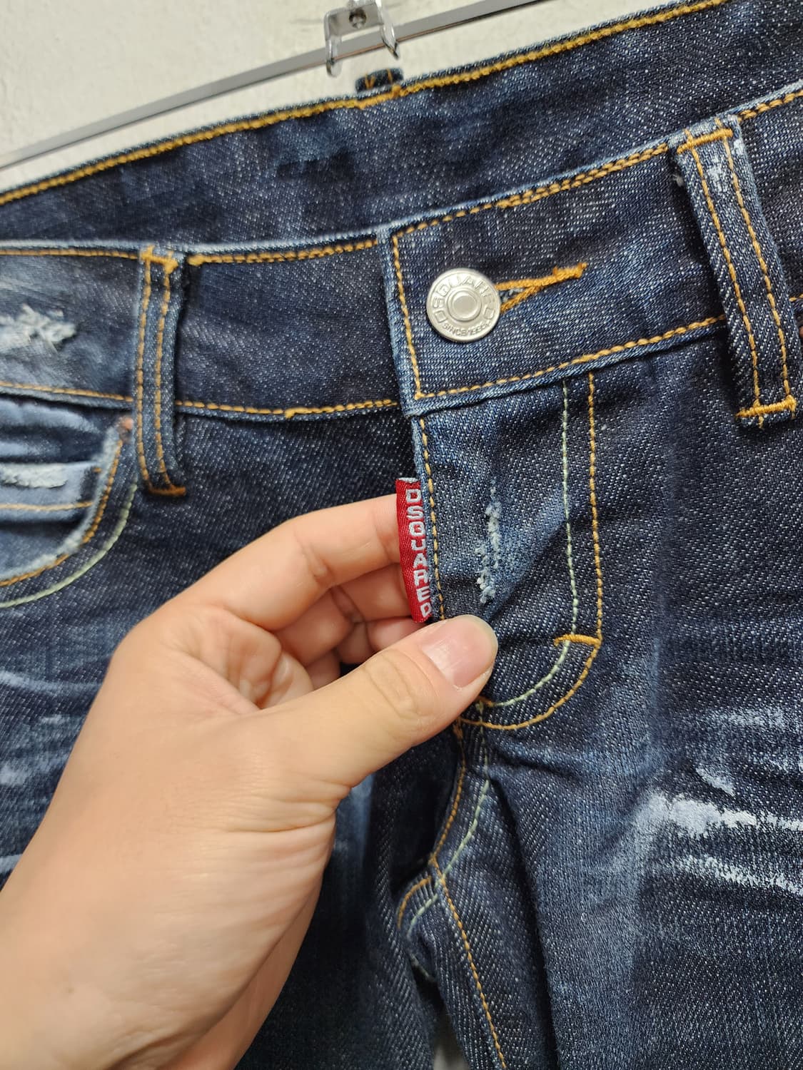 Dsquared2 체인 디테일 청바지 데님 상품이미지5