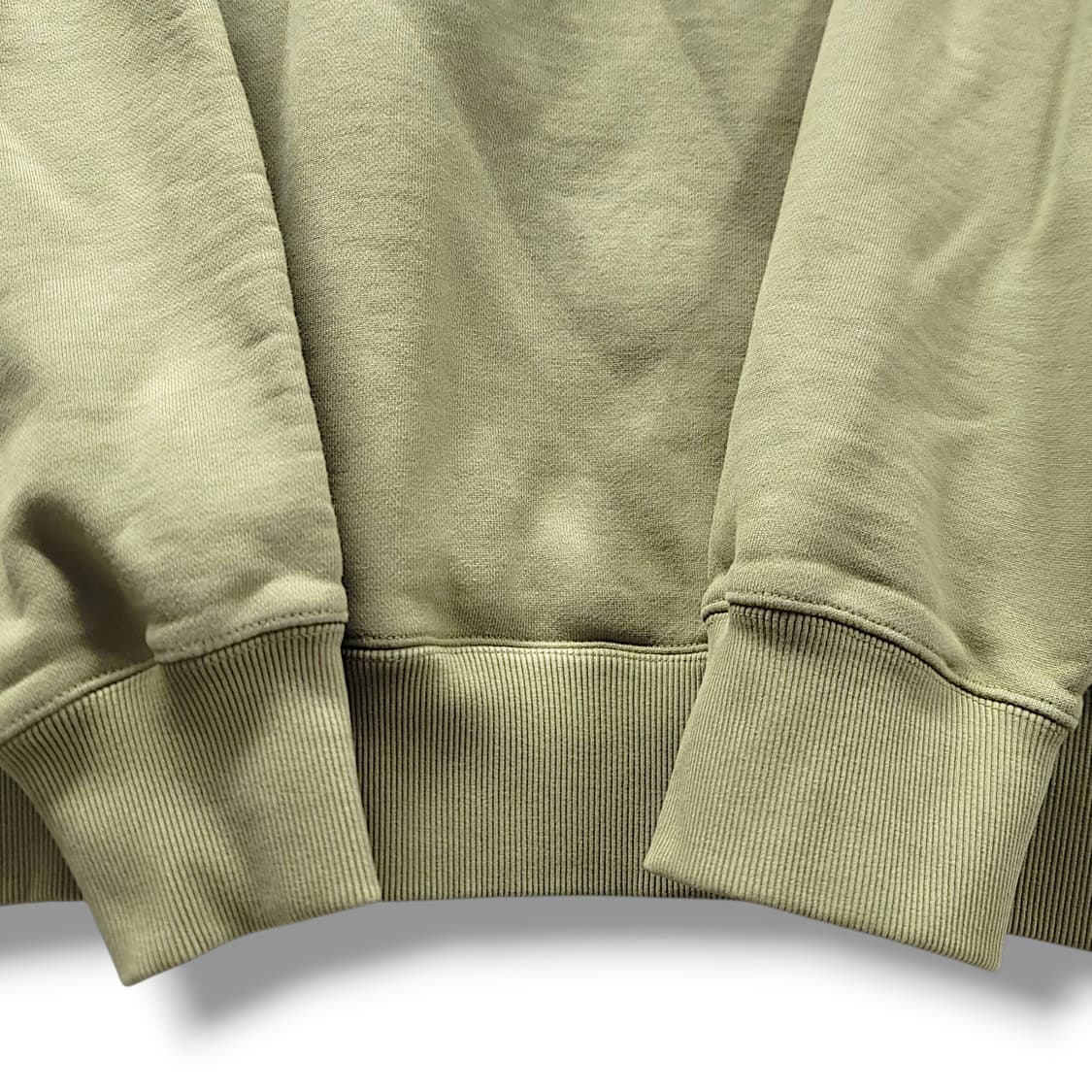 [2XL/110] 아디다스 올리브 스몰로고 기모 테리 후드티셔츠 상품이미지7