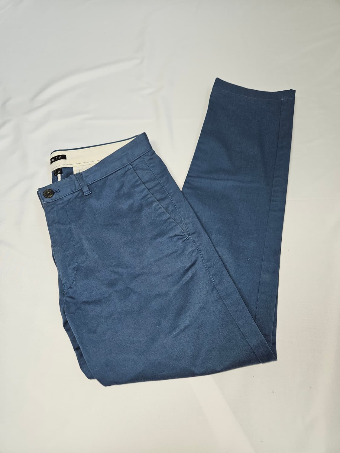 Theory 띠어리 백화점판 코튼 슬랙스 팬츠 바지 블루 30 상품이미지1