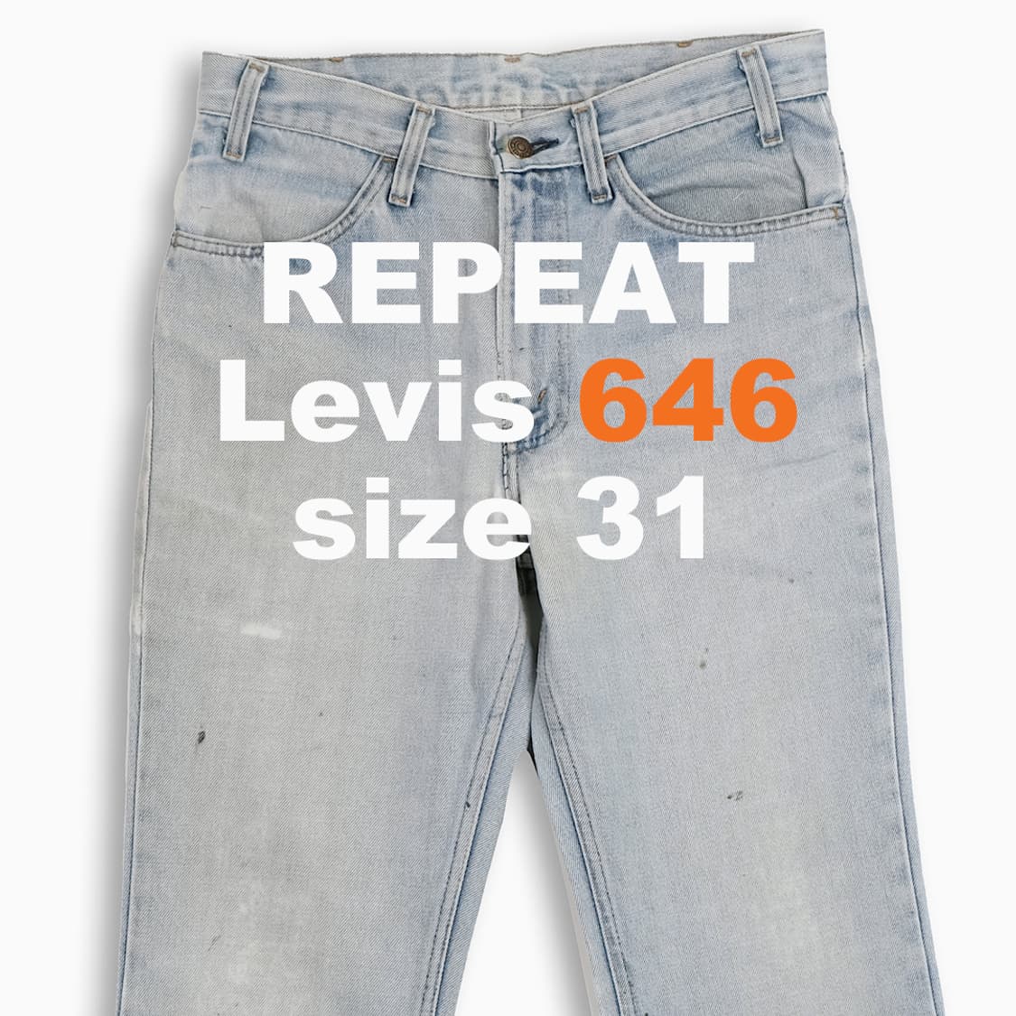 리바이스 646 오렌지탭 연청 70s USA 31인치 OR6463213 상품이미지1