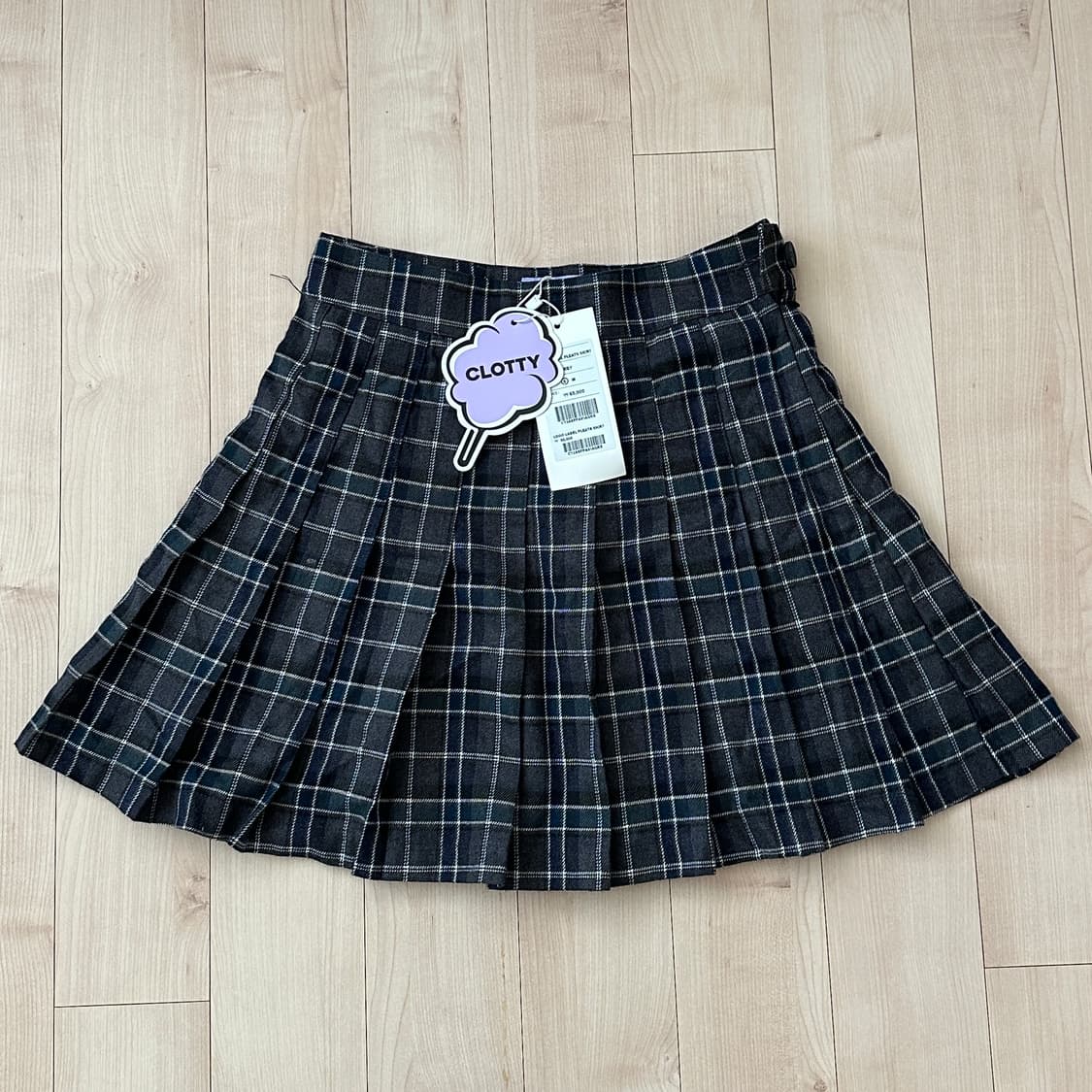 (새제품)권은비 착용)클로티 체크 미니 테니스 스커트 s 사이즈 상품이미지4