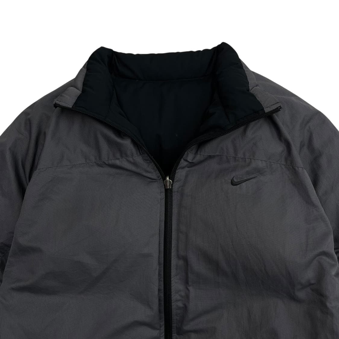 나이키 로고 블랙 리버시블 패딩 L 상품이미지6