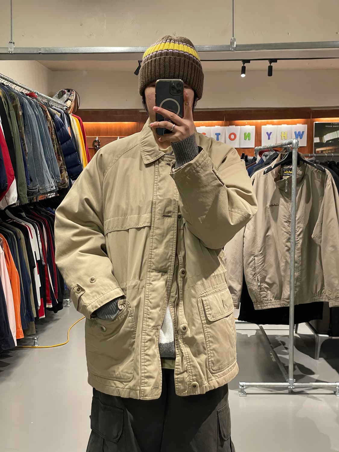 빈티지 사파리 헌팅 자켓 상품이미지1