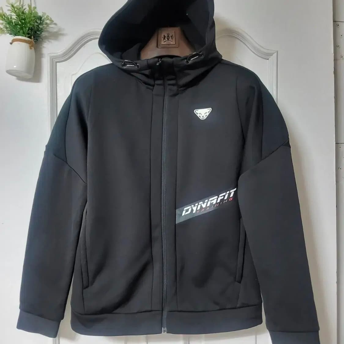 다이나핏 져지 기모 후드 집업 트랙탑 여자 90 거의 새옷 상품이미지1