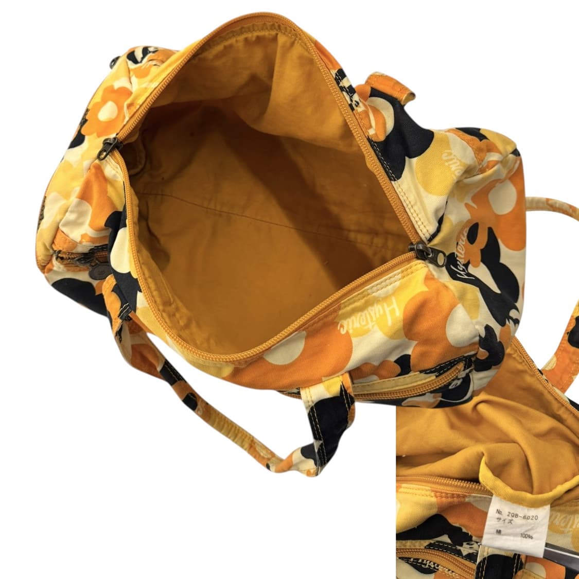 히스테릭글래머 플라워 보스턴백 옐로우 상품이미지9