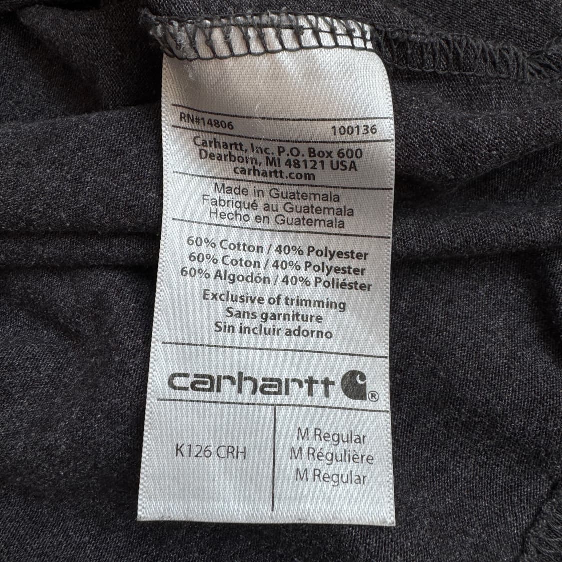 칼하트 스몰포켓 롱슬리브 상품이미지6