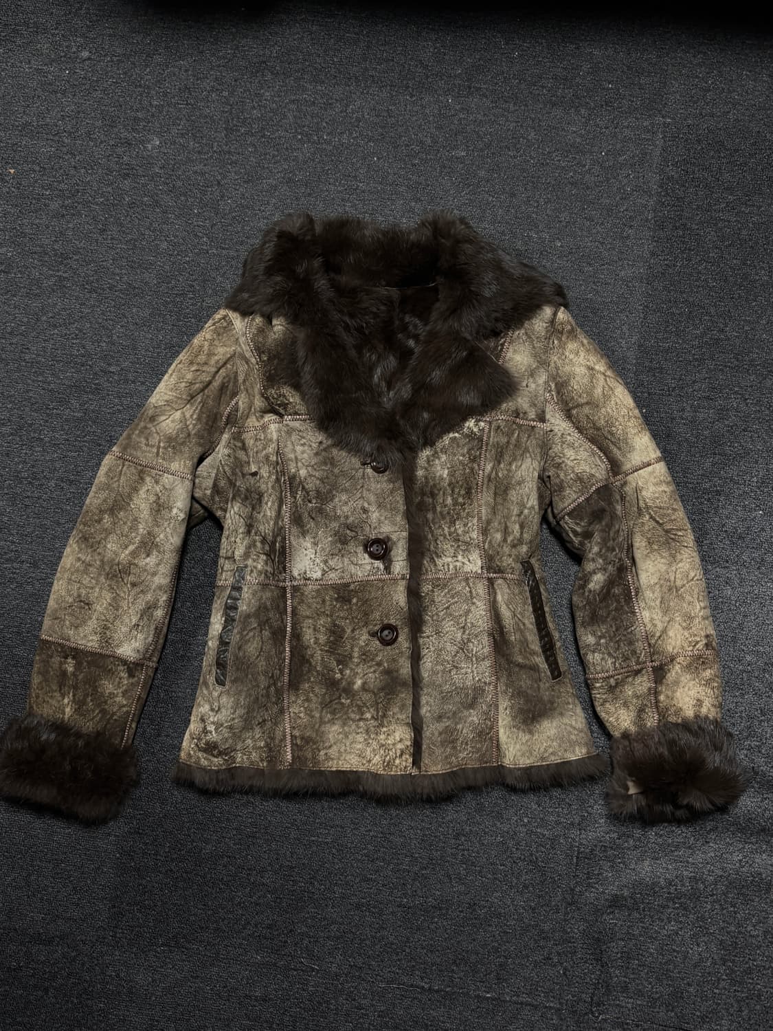 vintage Fairy Grunge Punk leather fur 상품이미지1