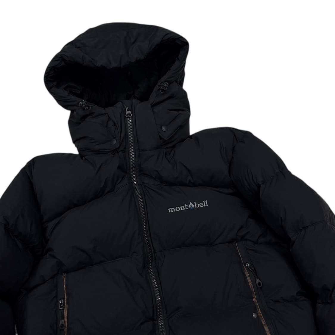 몽벨 700필 헤비 윈드블럭 나일론 다운 후드 패딩 자켓 블랙 2XL 상품이미지2