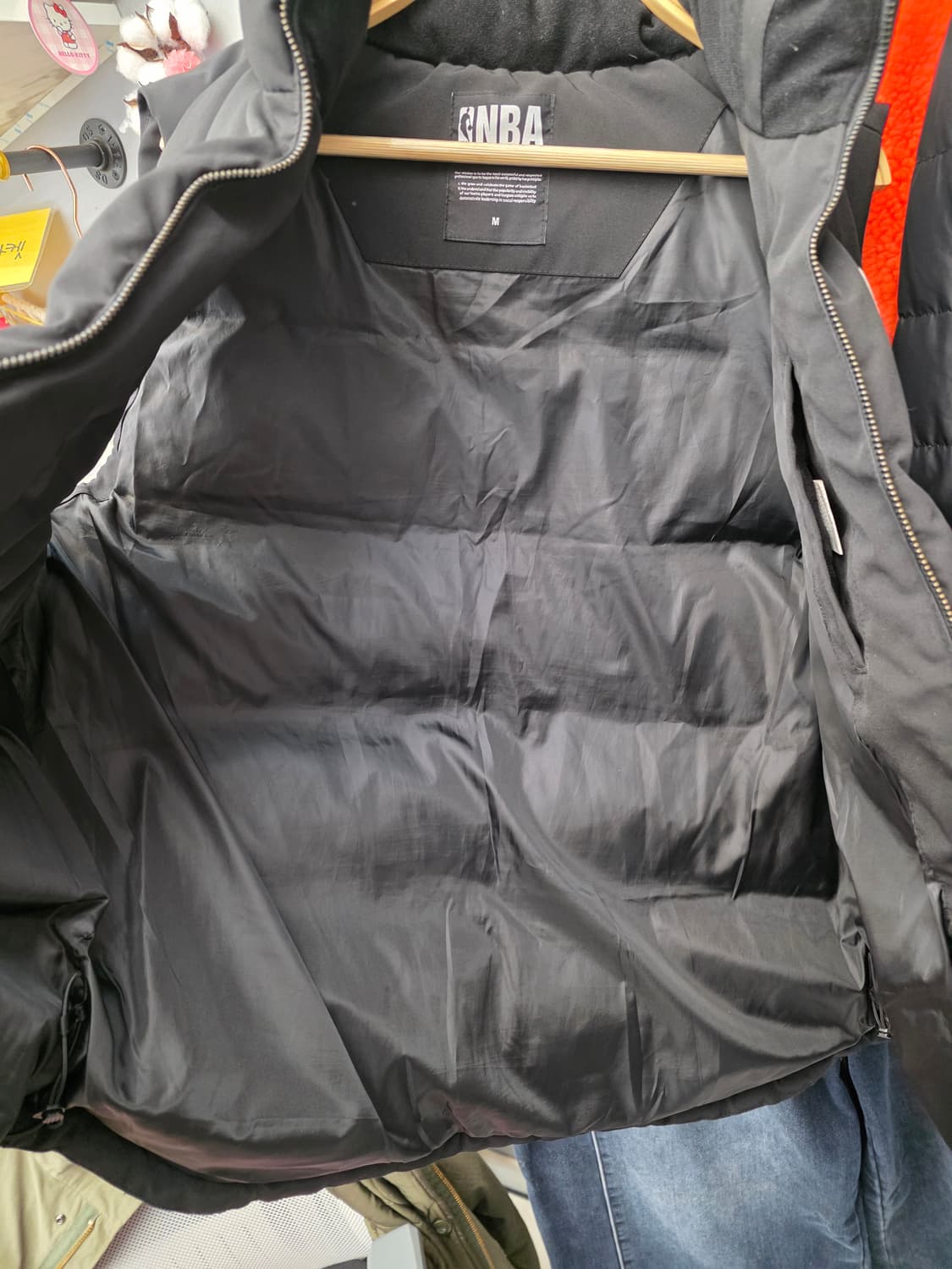 NBA 클리퍼스 패딩 조끼 M 상품이미지4