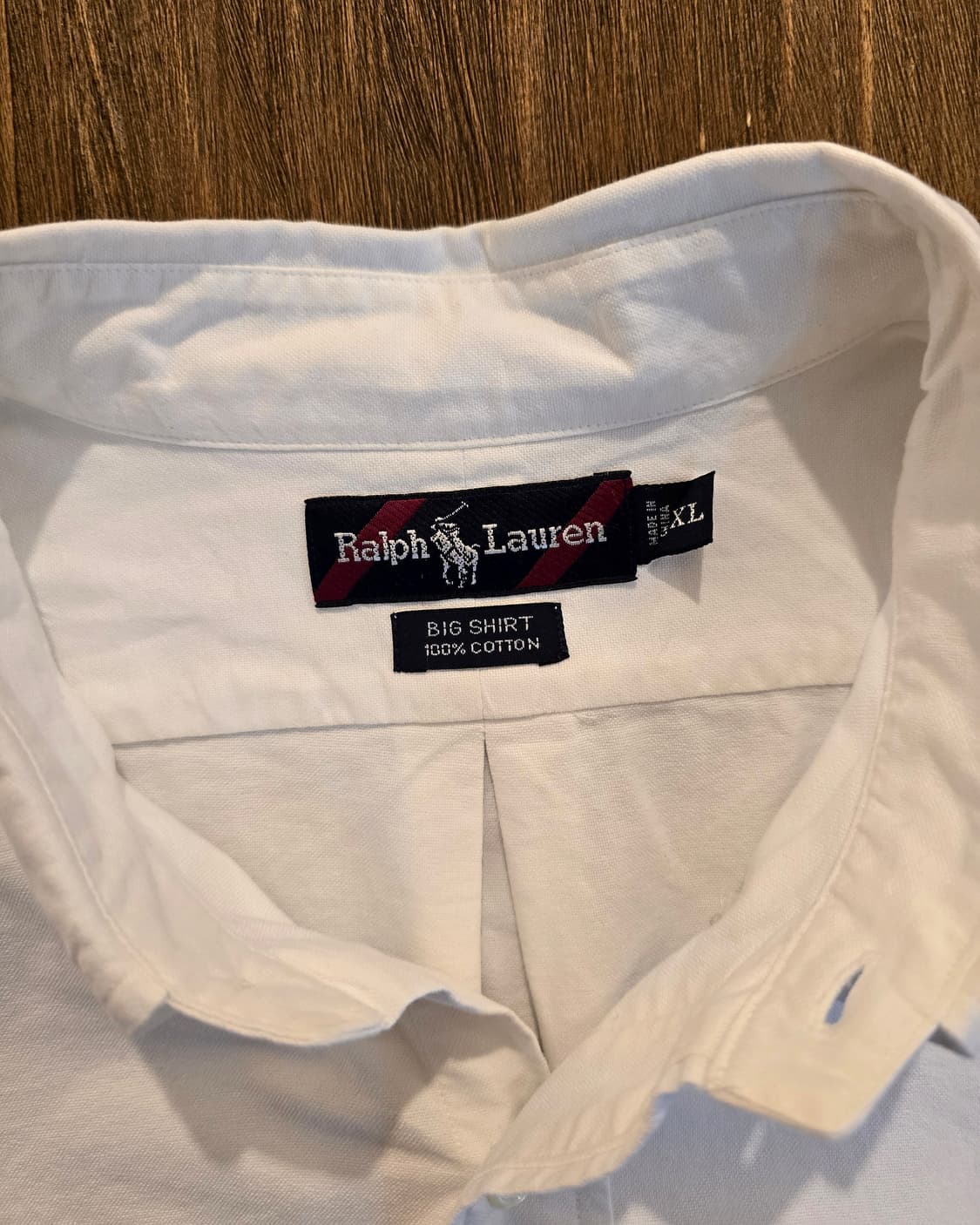 Polo BIG SHIRT 화이트 (폴로 빅셔츠) 상품이미지2