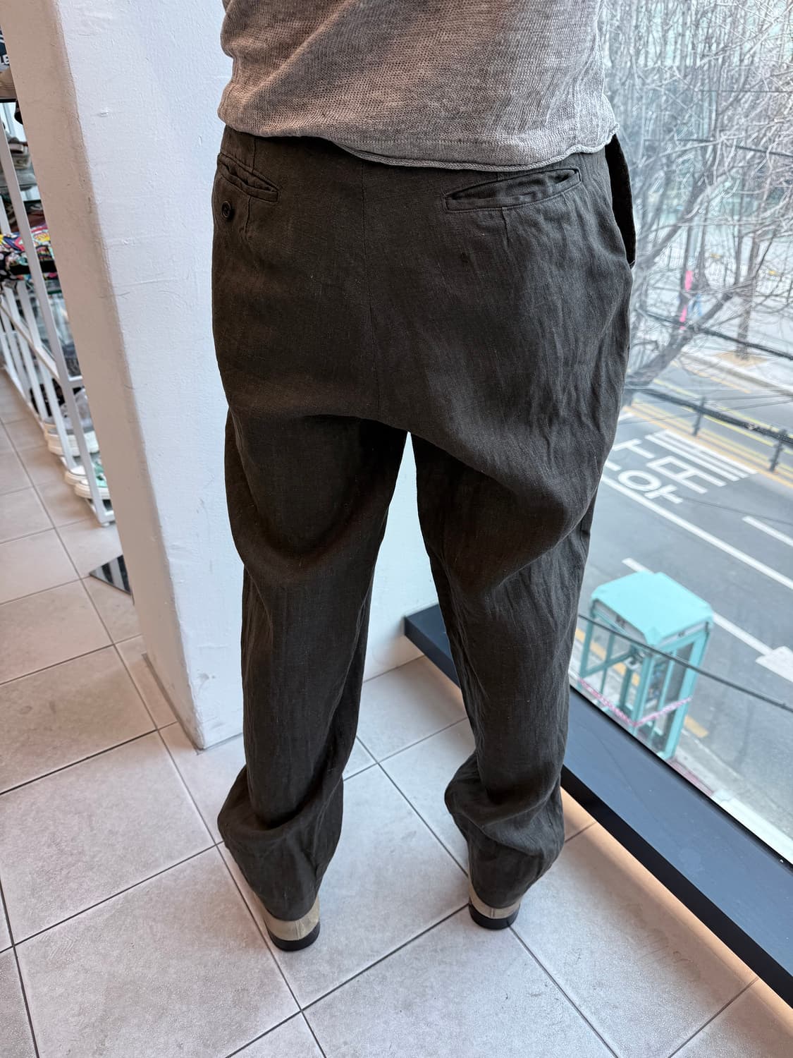 linen slacks 상품이미지4