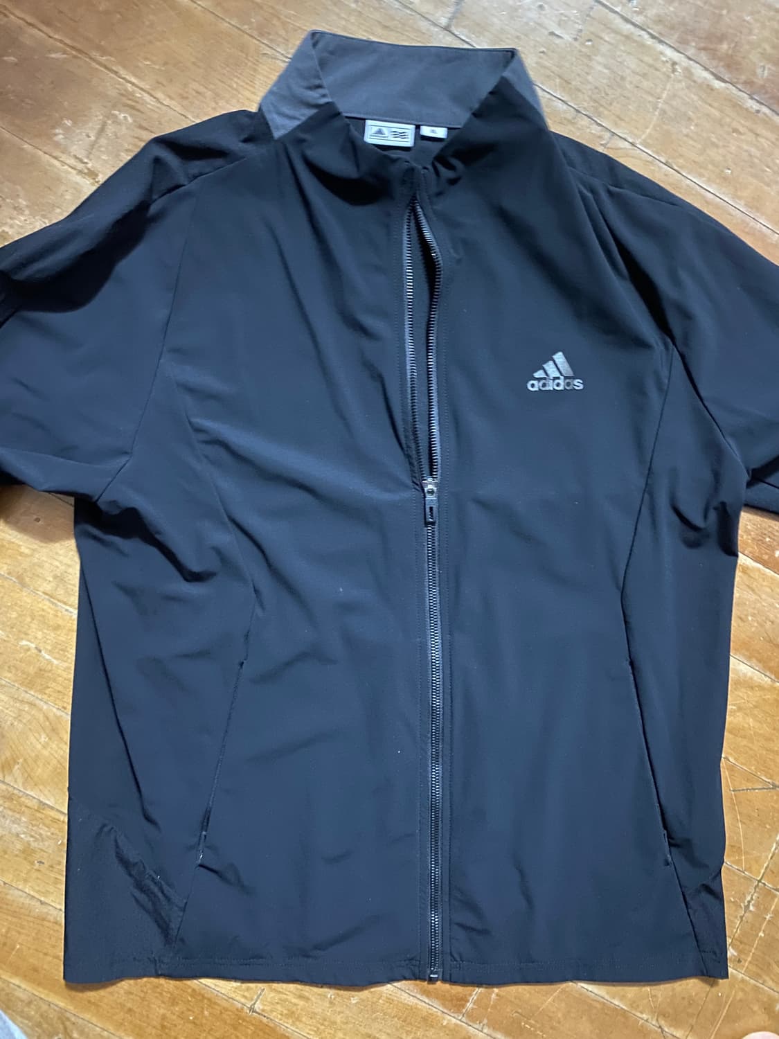 아디다스 블랙 바람막이 집업 XL 상품이미지1