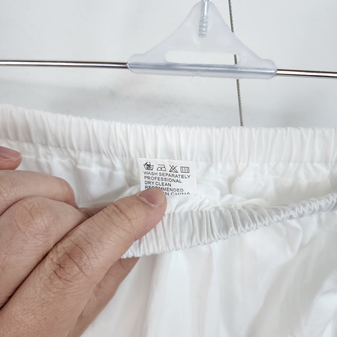 레이스 캉캉 롱 스커트 화이트 상품이미지6