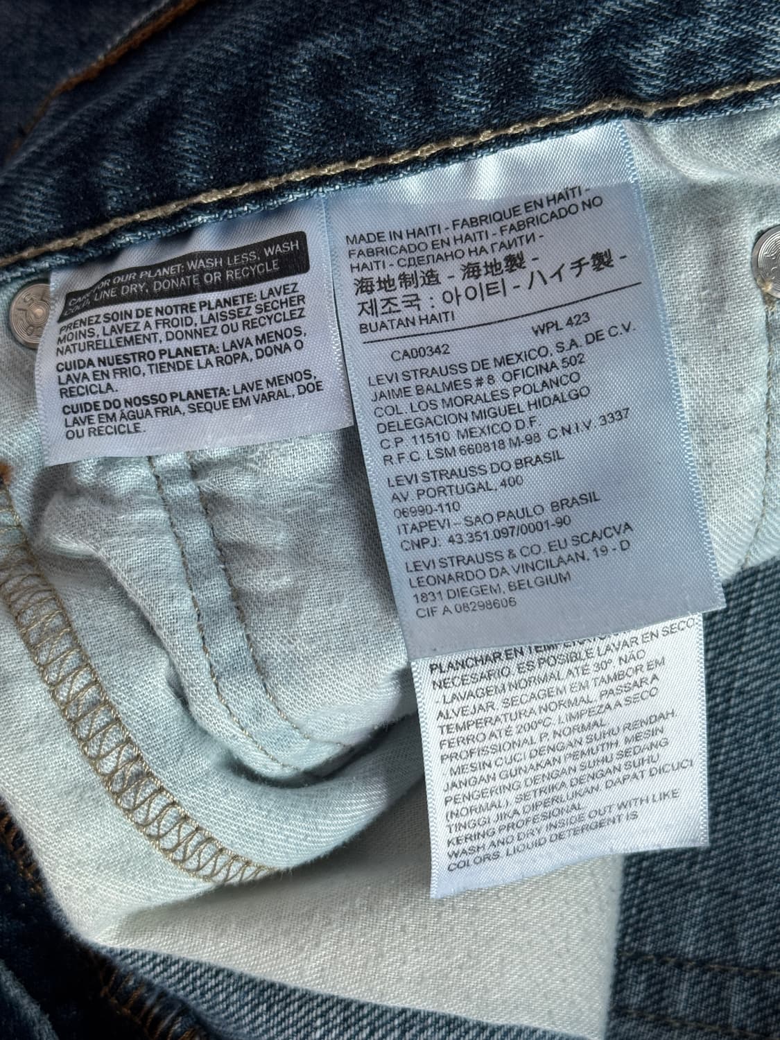 [32]리바이스 527 빈티지 워싱 플레어진 상품이미지3