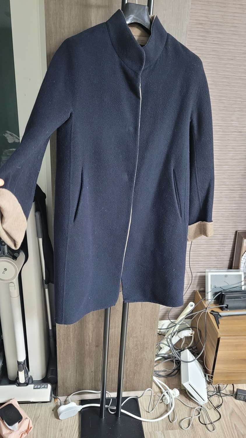 닥스 여성 핸드메이드  모+캐시미어 코트-66사이즈 상품이미지2