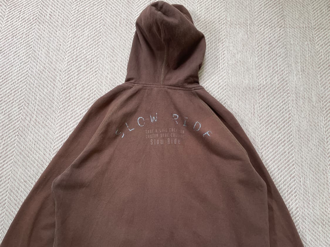 빈티지 y2k Russ.K 브라운 후드집업  상품이미지7