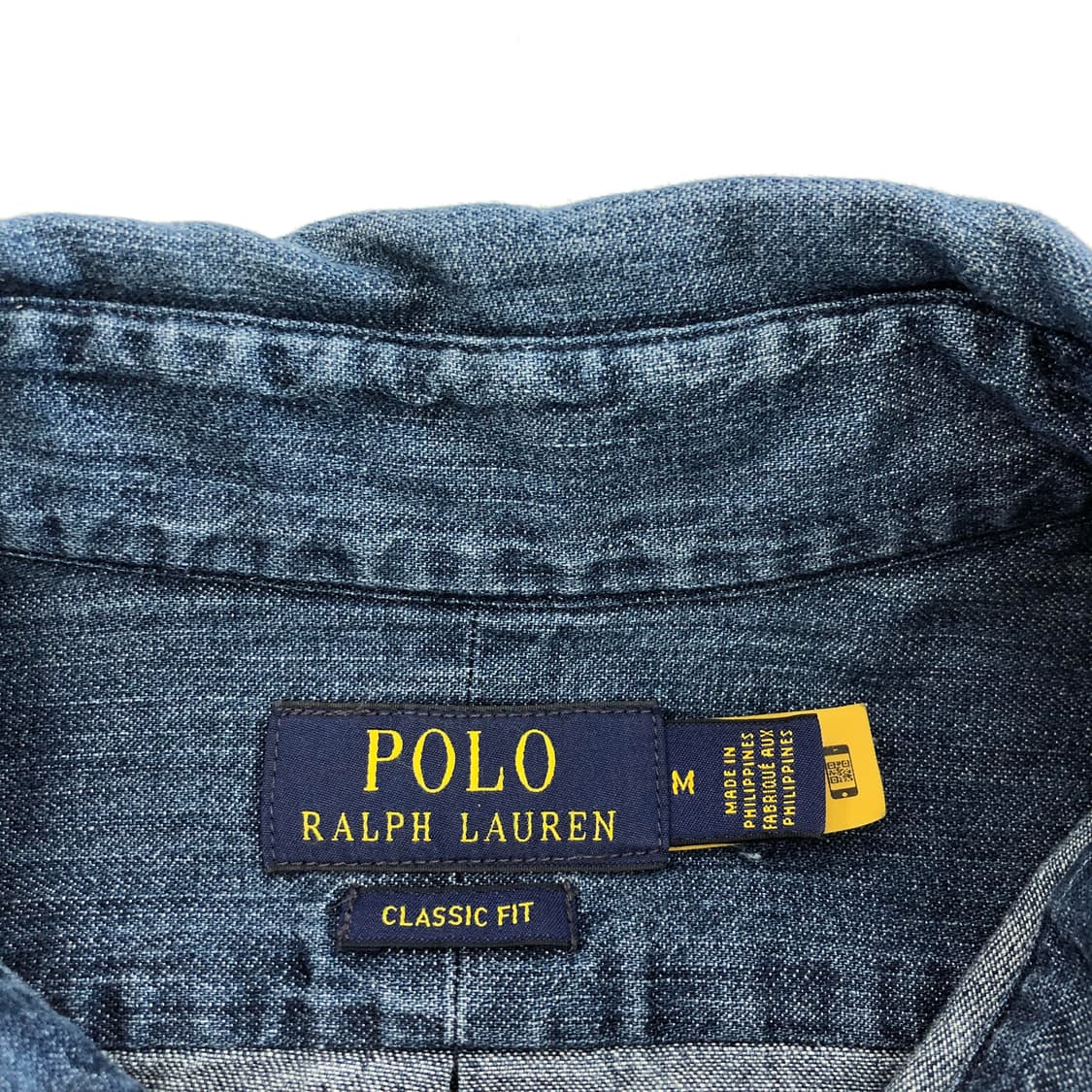 폴로 랄프로렌 [QR백화점판] 클래식핏 샴브레이셔츠 M 상품이미지5