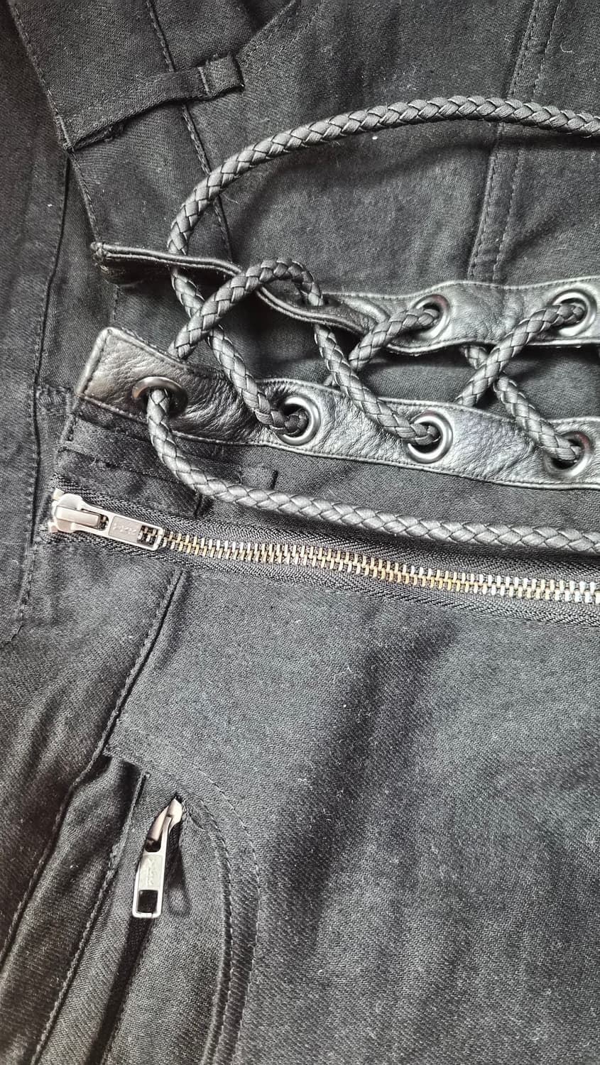 If six was nine lace up denim 상품이미지4