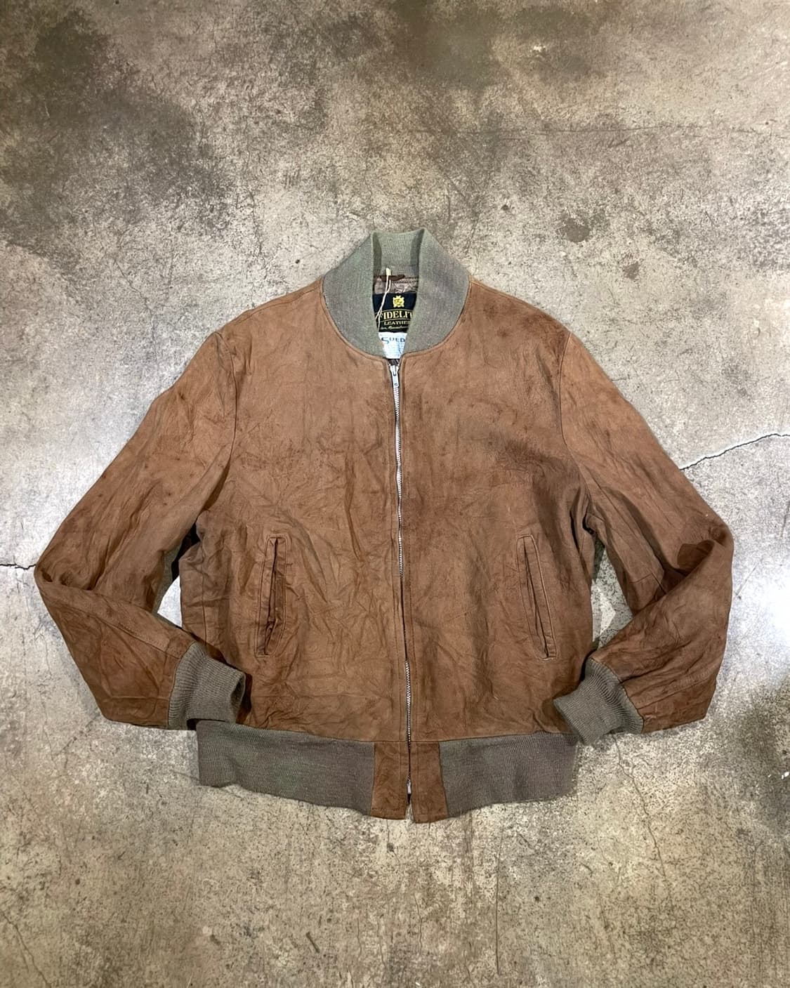 70’s 스웨이드 봄버 타입 자켓(B5119) 상품이미지2