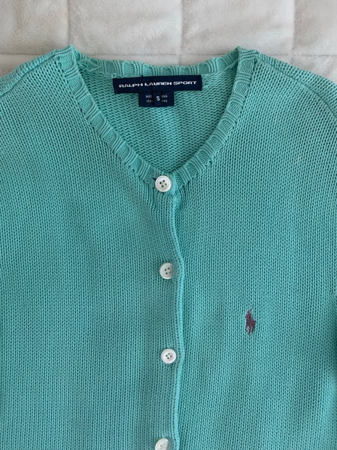 폴로랄프로렌 민트 니트 가디건 상품이미지2