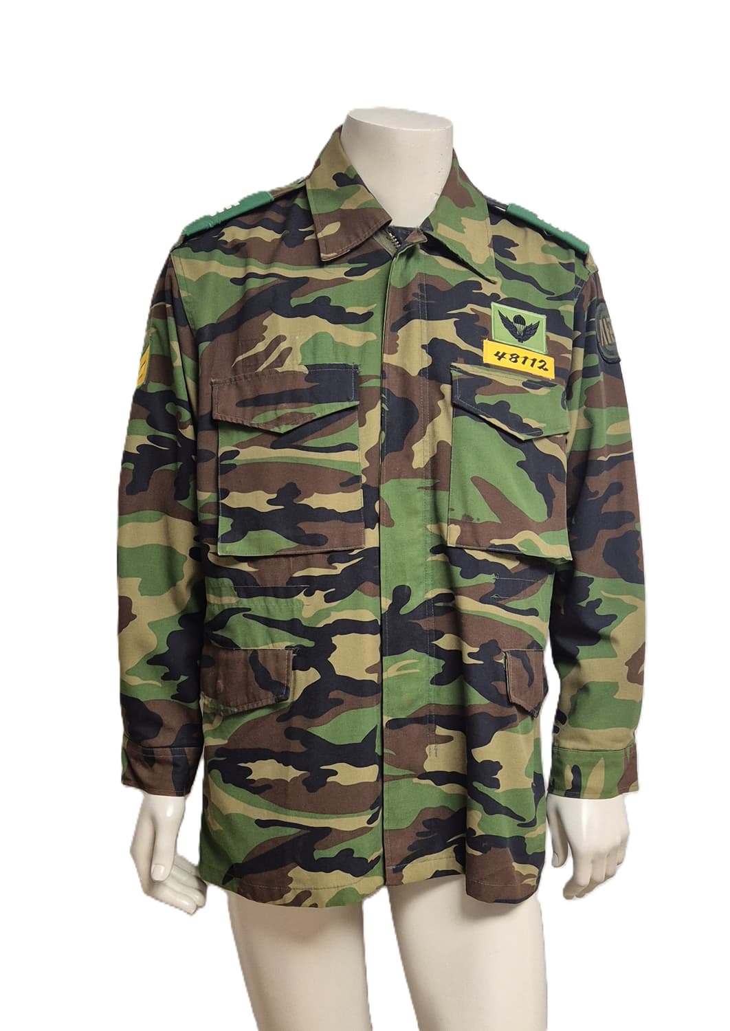 육군 구형 3사관학교 4학년 후기형 야전상의 전투복 상의 자켓 (L) 상품이미지1