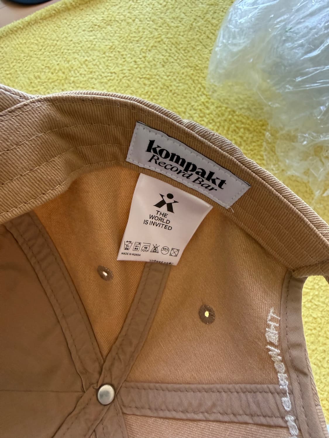 kompact 레코드바 볼캡 상품이미지3